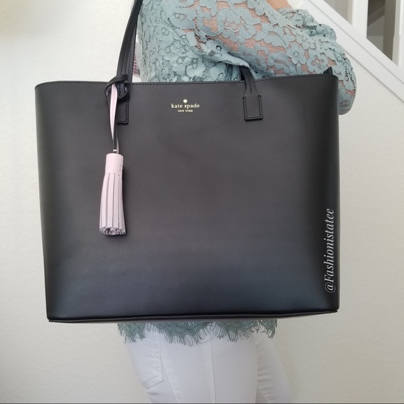 NWT KATE SPADE KARLA WRIGHT PLACE TASSEL TOTE BAG - Picture 2 of 6